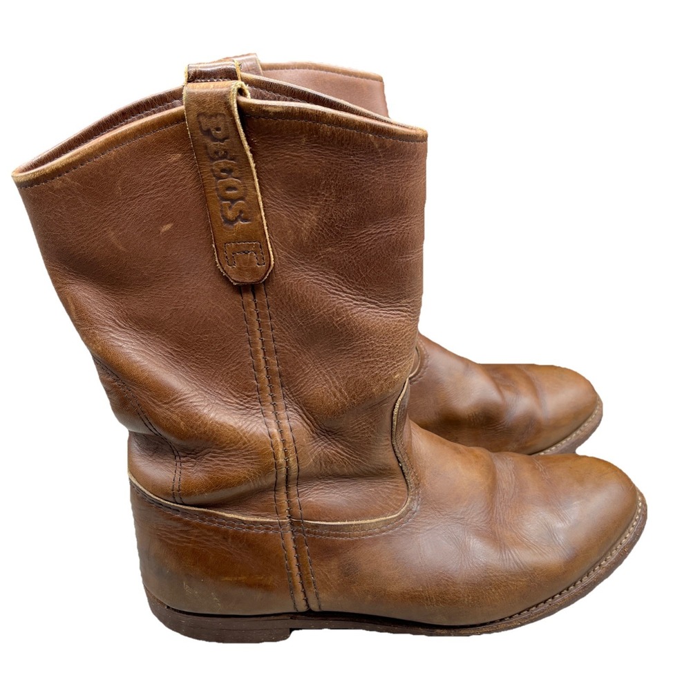 Red Wing Pecos Boots 1178 Men's 11 E2 Pull-On Soft Toe Brown Leather USA made
